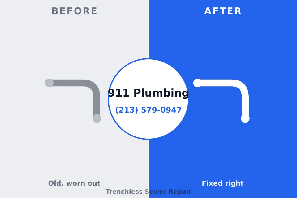 Before and after: plumbing repair Harbor Springs, MI